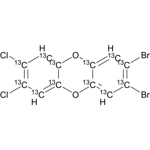 2,3-Dibromo-7,8-dichloro dibenzo-p-dioxin-13C12 176761-26-5